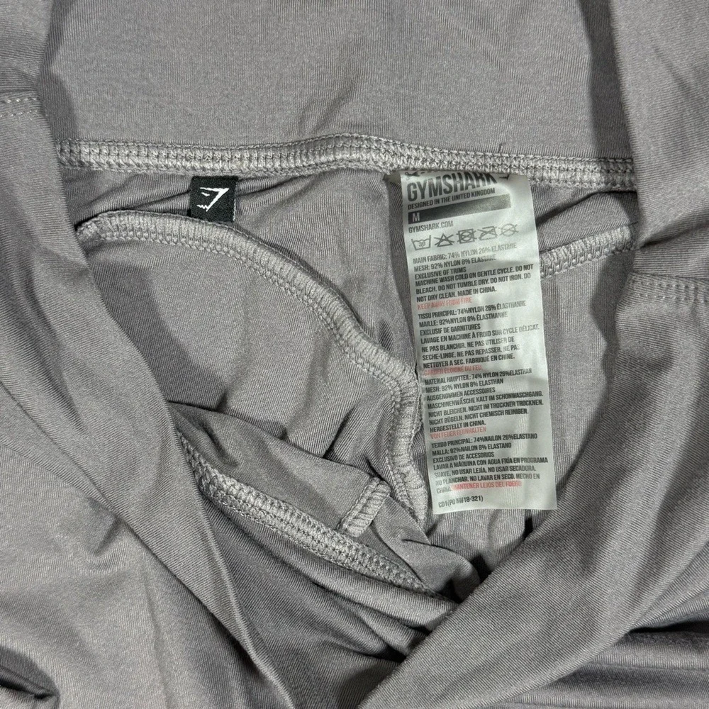 Gymshark Womens Slate Lavender High Waisted Athletic Training‎ Leggings Size M